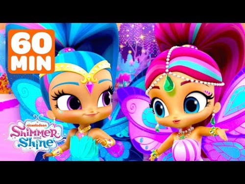 Shimmer & Shine Turn Into Glitter Genies! + Full Episodes | 1 Hour Compilation | Shimmer and Shine