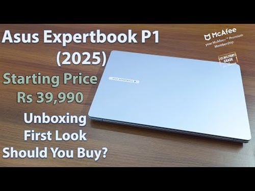 Asus Expertbook P1 (2025) - The latest in Military standard laptops - Unboxing, First Look and More