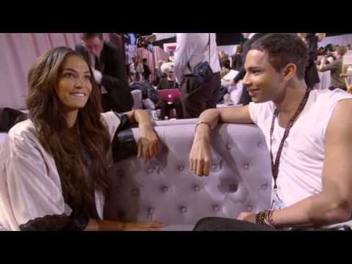 Victoria's Secret: Olivier Rousteing meets Joan Smalls