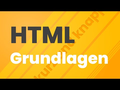 Create an HTML website | Learn the basics in 9 minutes | Beginner tutorial (German)