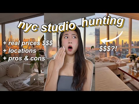 NYC studio apartment hunting 2025 | 10 tours w/prices & location!