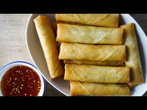 Best Homemade Egg Rolls! Chinese Spring Rolls Take-Out Style!