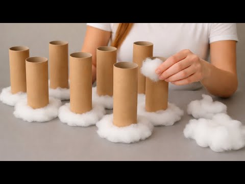Nobody believes it was made with a toilet paper rolls! Amazing idea! Christmas gift idea - DIY