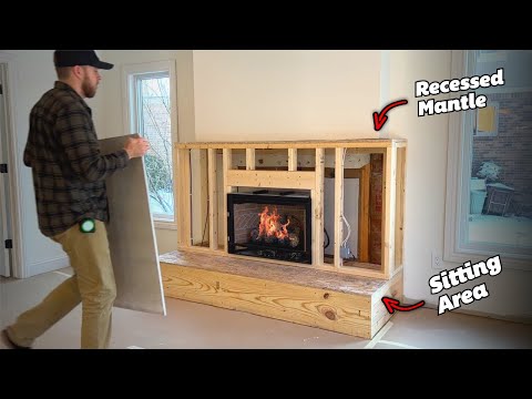 I built a fireplace. Easier than I thought.