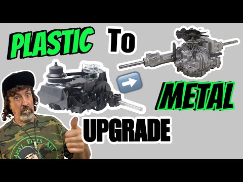 Let's Upgrade This Crappy PLASTIC Transmission To METAL
