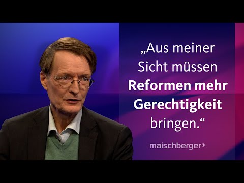 Karl Lauterbach: Haben in Deutschland „ausgeprägte Zwei-Klassen-Medizin“ | maischberger