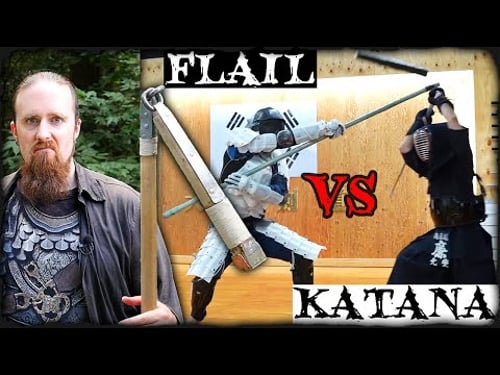 They See Him Flailin' They Hatin'... War Flail vs. Katana Fight Reaction
