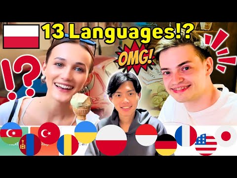 Speaking 13 LANGUAGES in Poland – Their Reactions Were INSANE! 🇵🇱