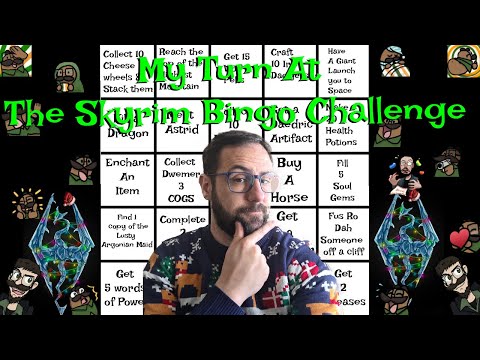 The Elder Irish Skyrim Bingo Challenge But Now its My Turn