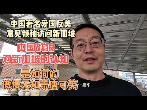 中国著名爱国反美意见领袖访问新加坡 中国战狼对新加坡的认知 是如何的傲慢无知荒唐可笑