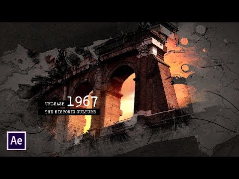 After Effects Tutorial - Historic Photo Video Slideshow Animation in After Effects