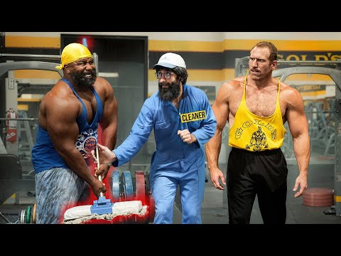 ANATOLY Use 32kg Mop in a GYM | ELITE Powerlifter Pretended to be a CLEANER #45