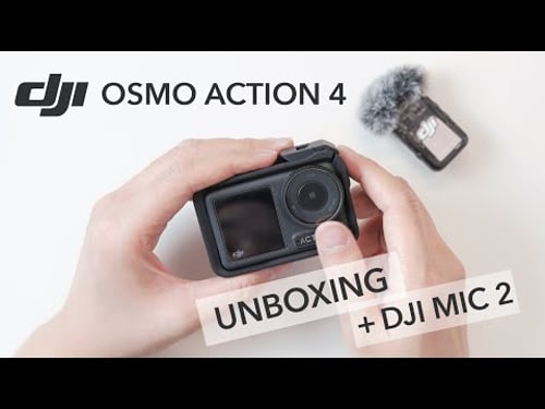 DJI Action 4 Unboxing & Connecting DJI Mic 2