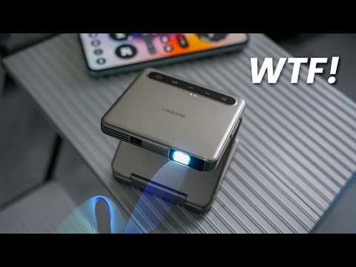 Have you ever seen anything like this? ( Aurzen Zip The Worlds First Tri-Fold Projector )