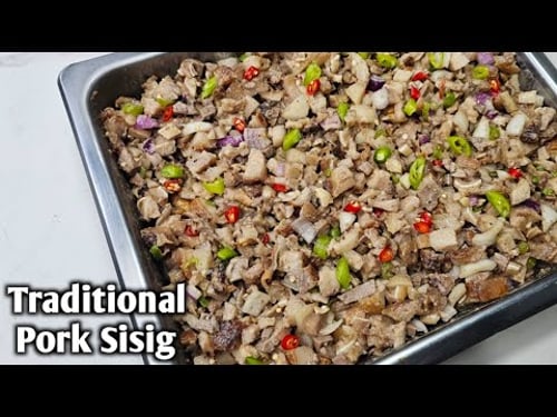Tradition sa masarap na luto ng Pork Sisig