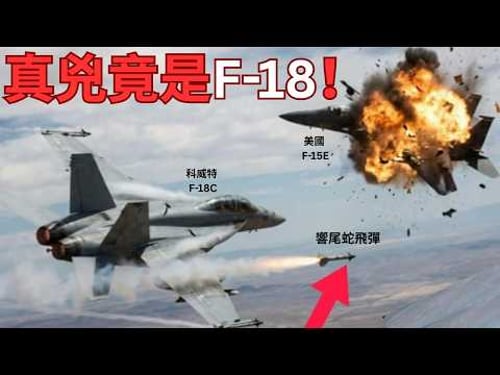 科威特愛國者友火誤擊實在無辜?F/A-18「大黃蜂」戰機擊落F-15E?