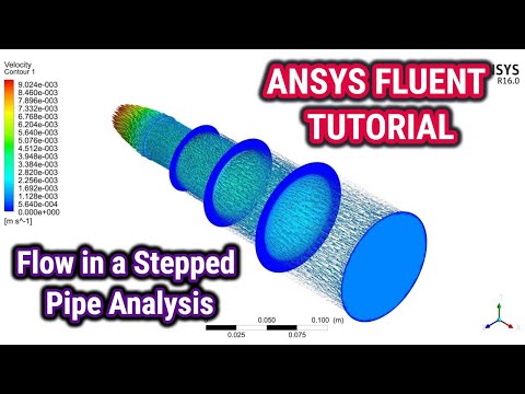 ANSYS Fluent Tutorial | Flow in a Stepped Pipe Analysis | ANSYS CFD Tutorial | ANSYS Workbench