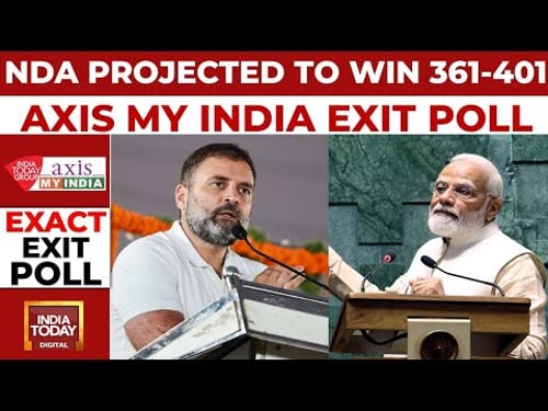 BJP-led NDA Projected To Win 361-401 Seats, As Per Axis My India Exit Poll