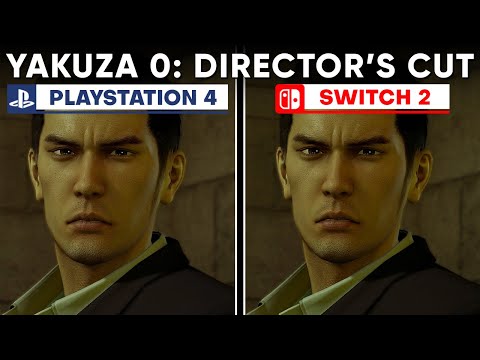 Yakuza 0: Director's Cut - PS4 vs Switch 2 (Graphics Comparison)