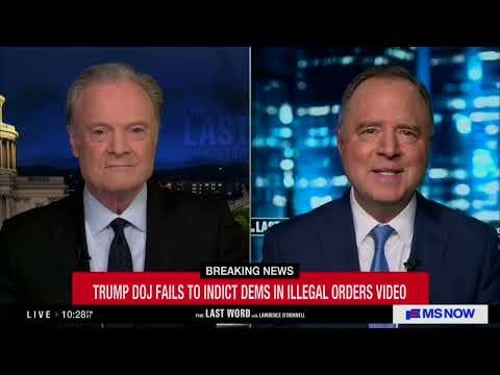 'Screw Them... We're Not Giving Into Despotism' Schiff Speaks Out Against Latest Trump Admin Attack