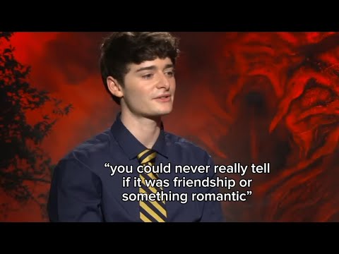 stranger things cast spoiling byler endgame for 8 and a half minutes