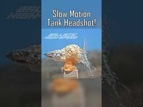 Tank Headshot! #slowmotion