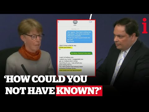 'HOW Could You Not Have Known?' | Former Post Office Boss Paula Vennells Grilled At Horizon Inquiry
