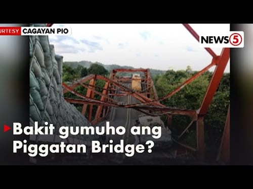 Piggatan Bridge in Alcala, Cagayan collapses