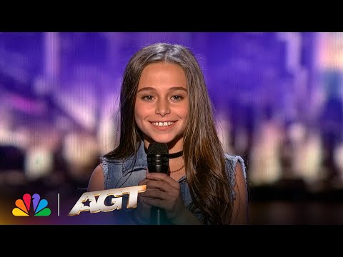 Skylar Katz | Fierce 11-Year-Old Rapper Performs Original "I'm Fresh" | AGT