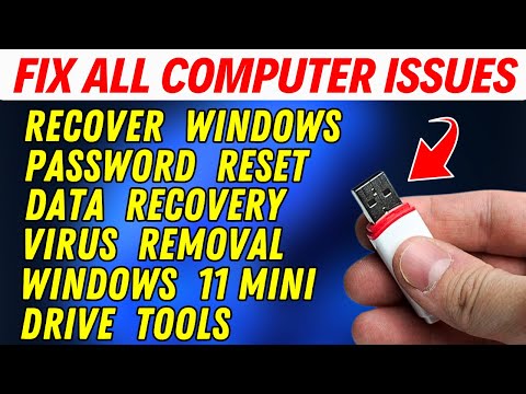 How To Use Hiren's Boot USB (RECOVER DATA & PASSWORD REMOVAL & WINDOWS REPAIR)