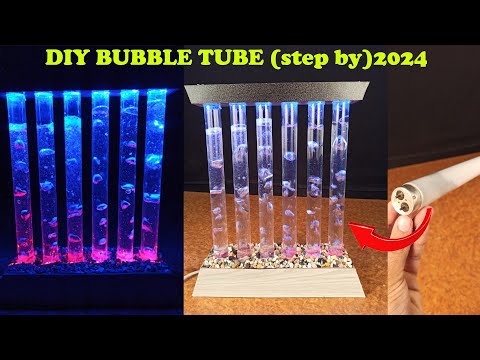 DIY bubble tube/How to make Bubble tube very easy /bubble Wall