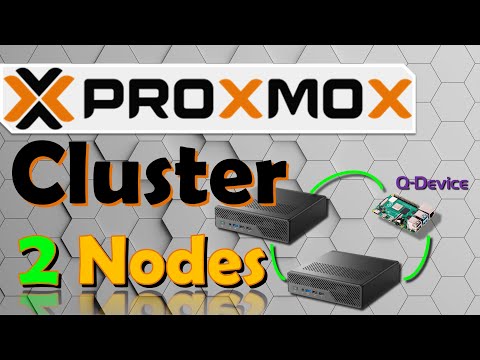 ProxMox Cluster 2 Nodes + Q-Device. Кластер просто. Для дома и офиса.