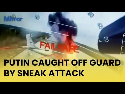 Ukraine releases new footage of drone attack on Russian strategic bombers