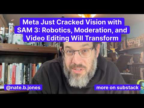 Meta Just Cracked Vision with SAM 3: Robotics, Moderation, and Video Editing Will Transform