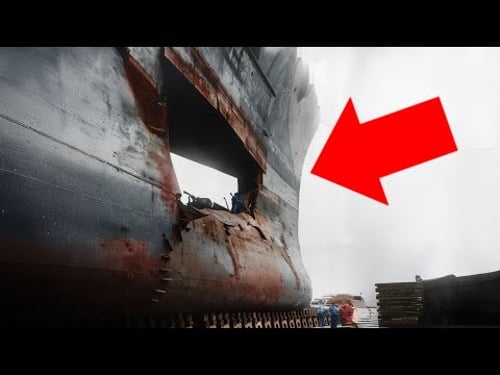 The 500-lb Strike That Turned Germany's Super-Ship Into Scrap