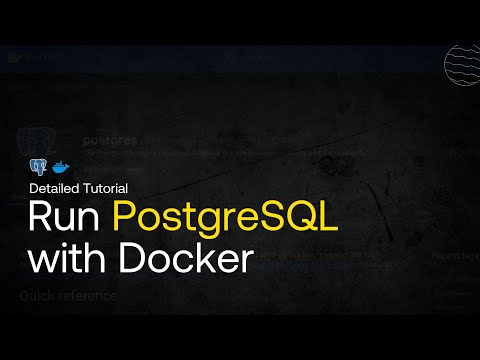 How to Run PostgreSQL with Docker Locally