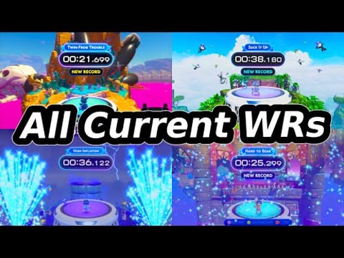 Every Single World Record Challenge Levels In Astro Bot + Stellar Speedway & Vicious Void