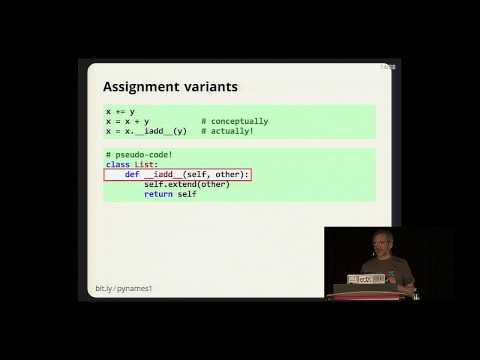 Ned Batchelder - Facts and Myths about Python names and values - PyCon 2015