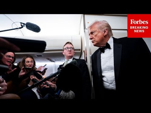 FULL AIR FORCE ONE GAGGLE: Trump Takes Questions About Iran, Kevin Warsh, And More