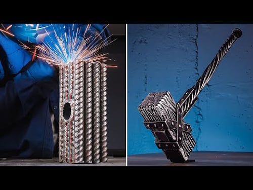 Thor’s Hammer But With An Unexpected Twist | Metalworking Project