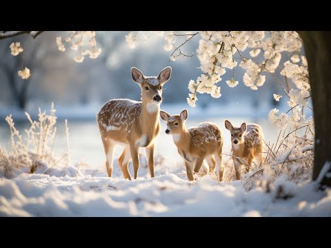 November Snowy winter pines in Yosemite, Beautiful Relaxing Music, Peaceful Music, By Tim Janis