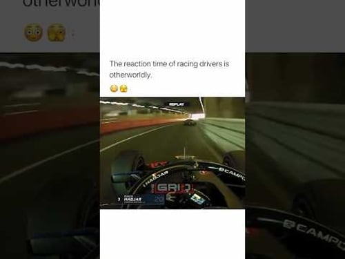 Racing Drivers Reaction Times Are Mind-Blowing 😳