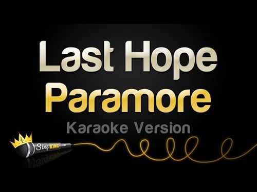 Paramore - Last Hope (Karaoke Version)