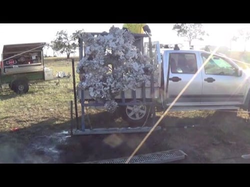 Loading a Very Fragile 200+ kg (440+ lb) Meat Ant Nest Casting onto a Ute