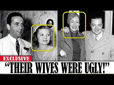 10 Golden Age Stars Who Married The Ugliest Wives. #2 Is Shocking!