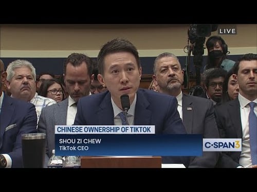 TikTok CEO Shou Zi Chew testifies before Congress