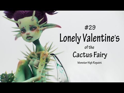She just wants a hug! I made a lonely Cactus Fairy for the Valentine's Day.