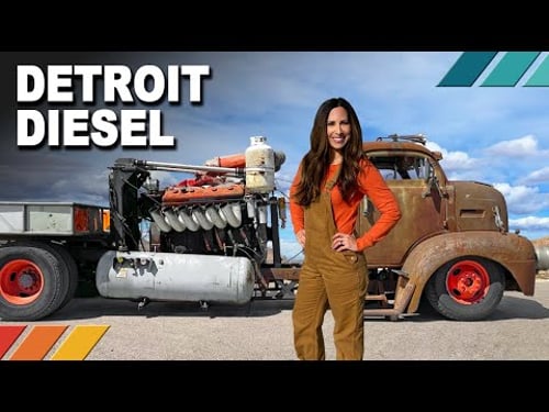 DETROIT DIESEL: “Mad Max” V12 Detroit Diesel 1948 COE Rat Dump Truck | EP24