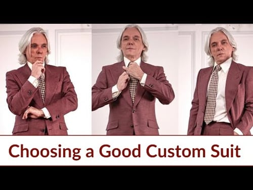 How to choose a good custom suit?