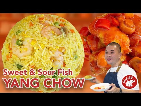 YANG CHOW FRIED RICE & SWEET AND SOUR FISH
